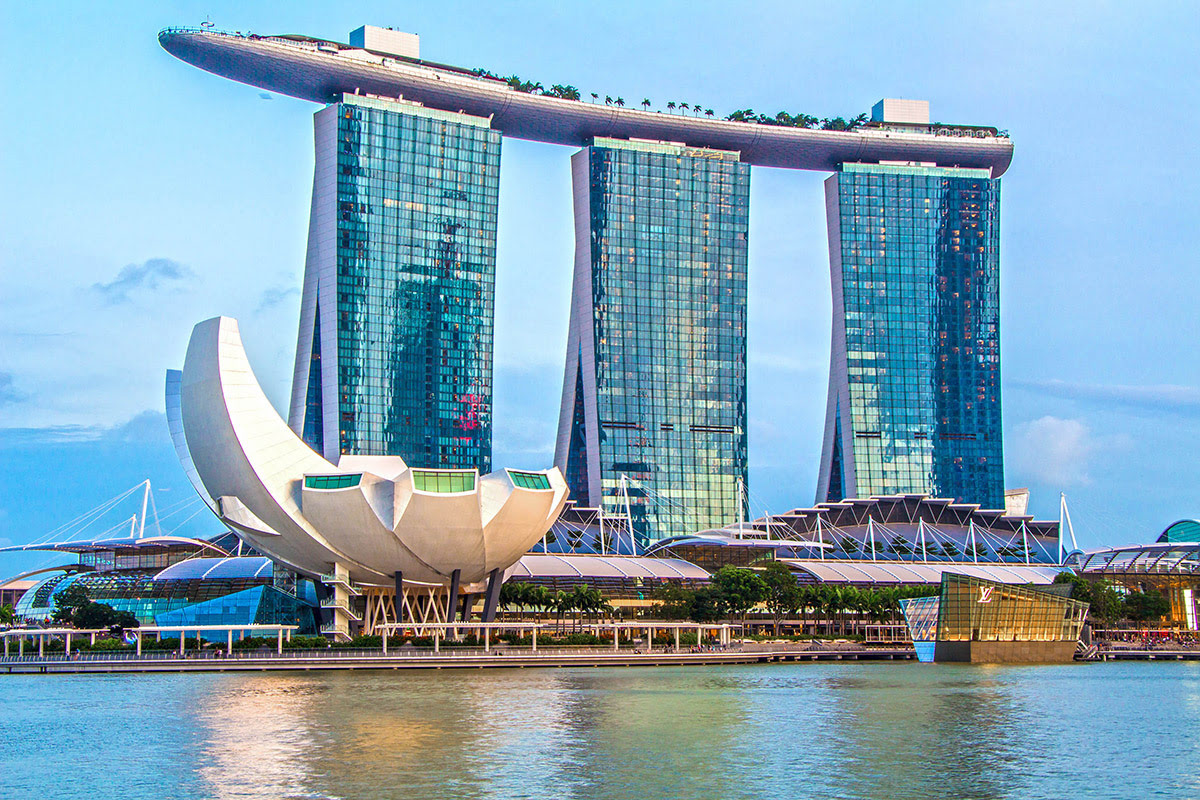 Muzium ArtSciene-Marina Bay Sands di Singapura