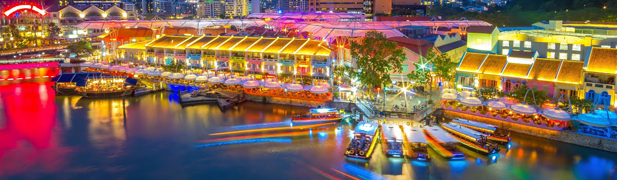 Clarke Quay Singapore Restaurants Pubs & Riverside Hotels