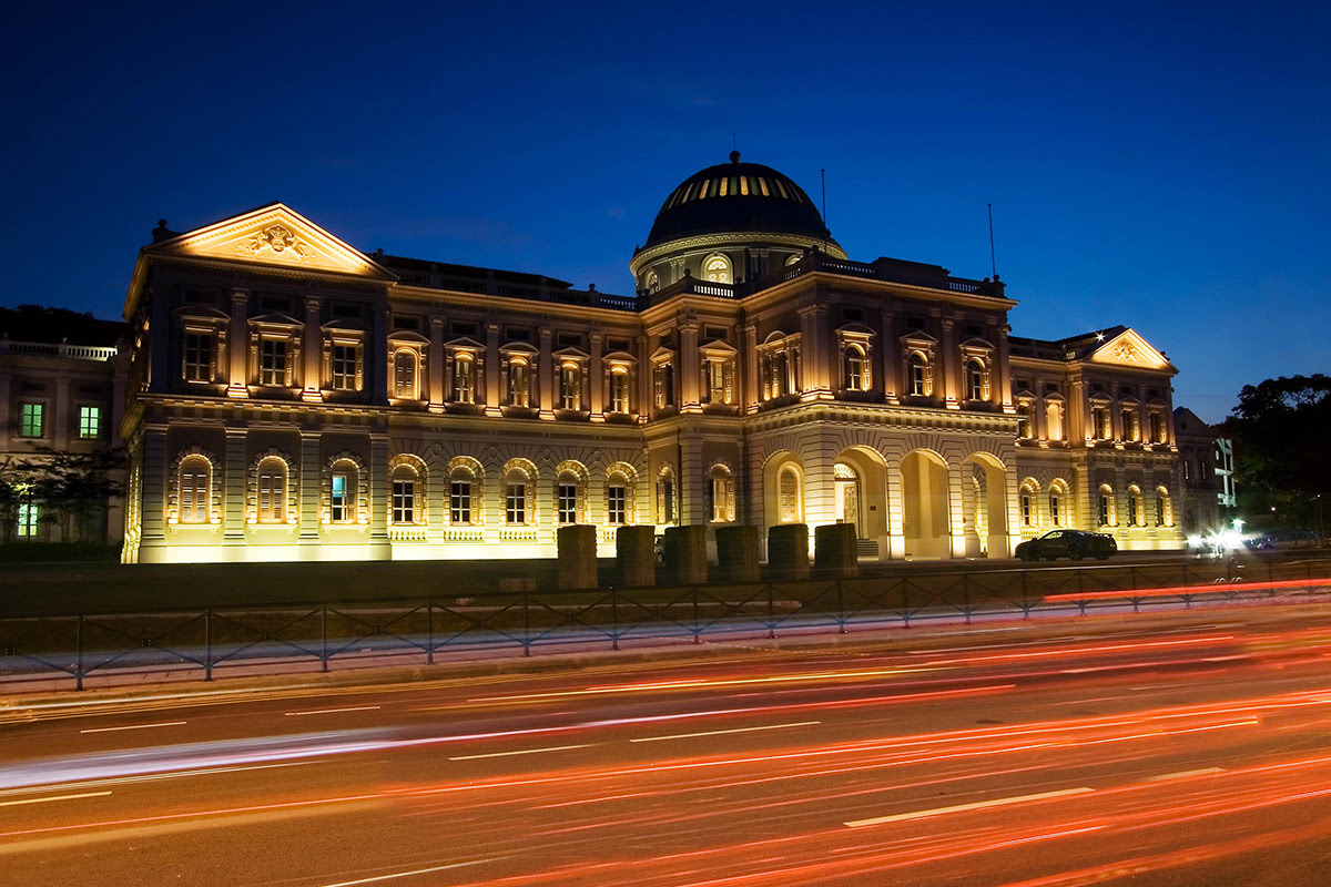 National Museum of Singapore view at night
