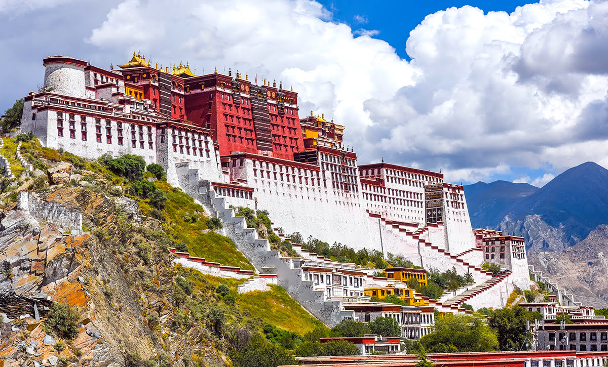 Trips in the Himalayas-Lhasa