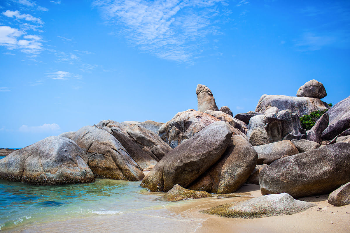 Hin Ta Hin Yai（祖父祖母石），蘇梅島，泰國