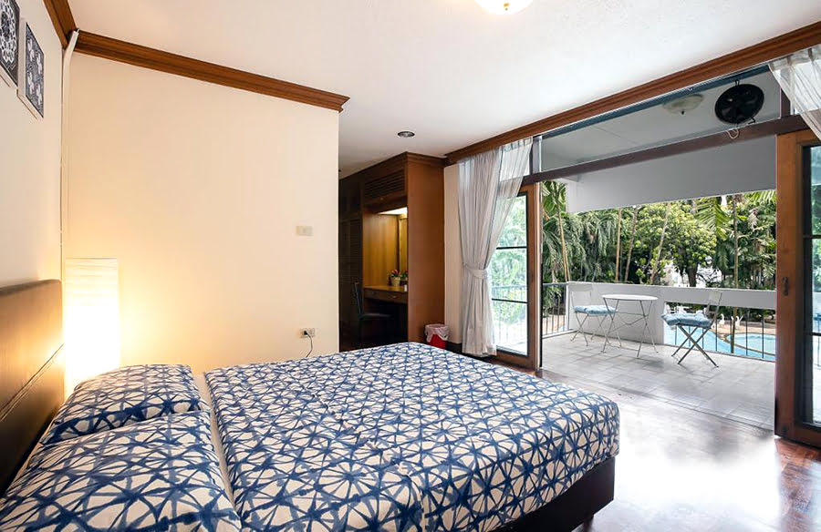 曼谷度假民宿-BTS车站-住宿推荐-泰国-位于乍都乍周末市场的4卧室公寓-270平方米|带4个独立浴室