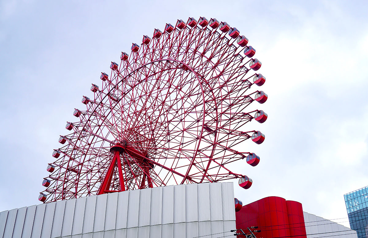 ที่พักส่วนตัวในโอซาก้า-ญี่ปุ่น-บ้านพักส่วนตัว-HEP FIVE Ferris Wheel