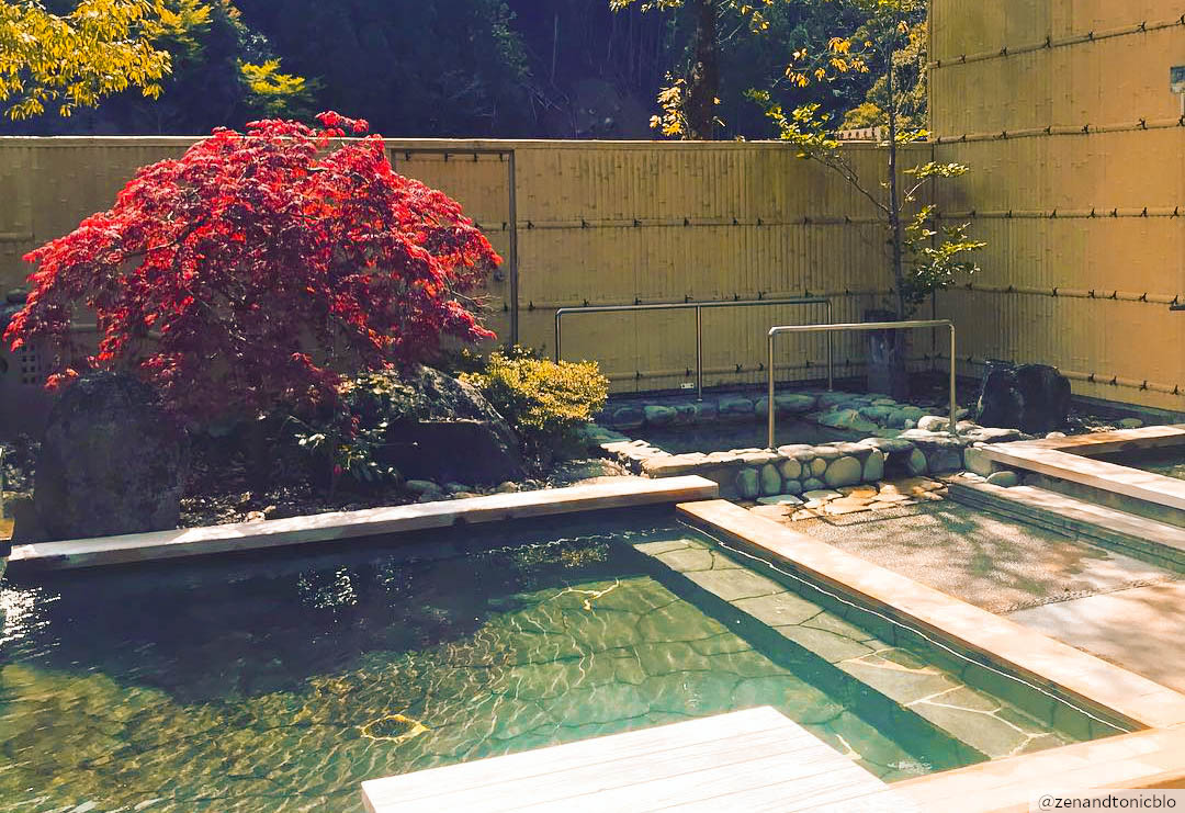 Nara hot springs-Open-air bath