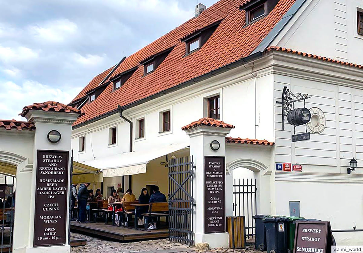 Kilang Bir Strahov Monastic, Prague, Republik Czech