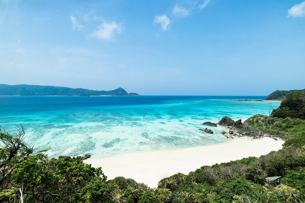 Beach in Amami Oshima Beach in Amami Oshima