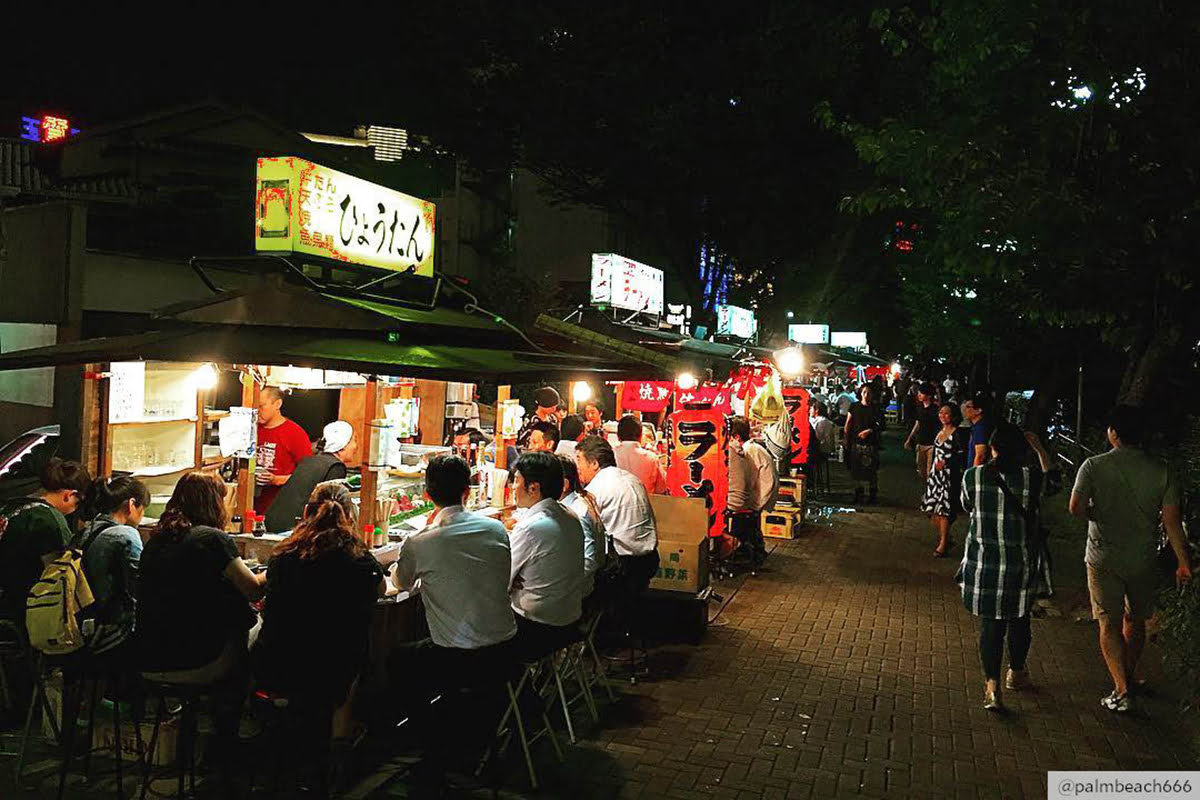 Quầy hàng thực phẩm Yatai-Fukuoka