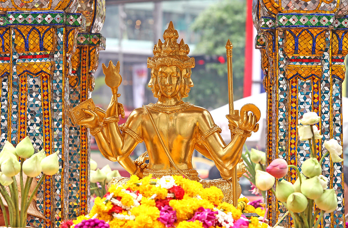 Erawan Shrine in Bangkok, Thailand Erawan Shrine in Bangkok, Thailand