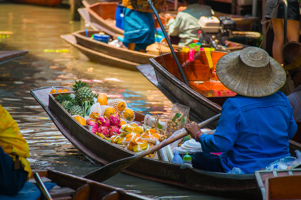 Floating markets-Bangkok-Bang Nam Floating Market