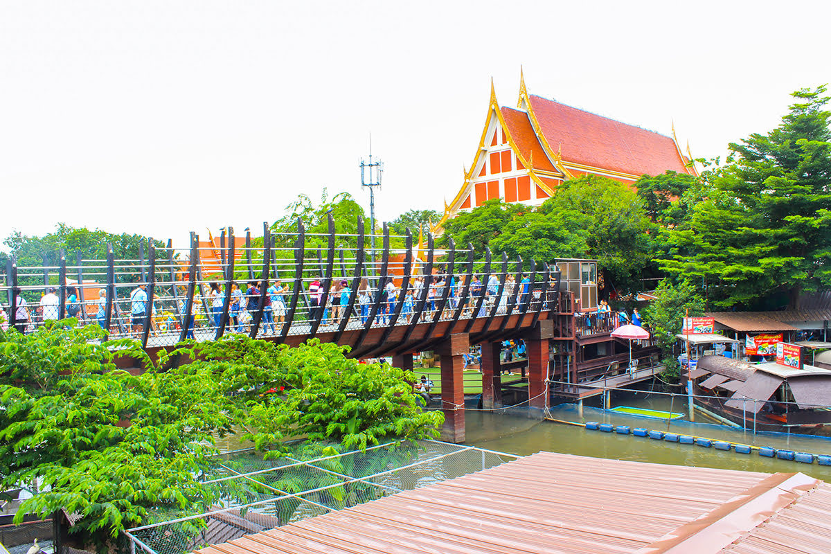 Floating markets-Bangkok-Kwam Riam Floating Market
