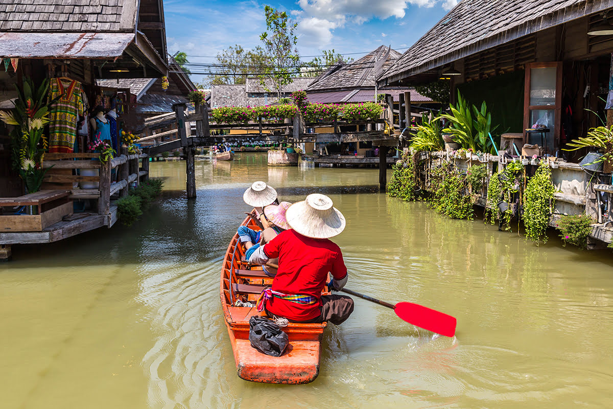 Schwimmender Markt in Pattaya