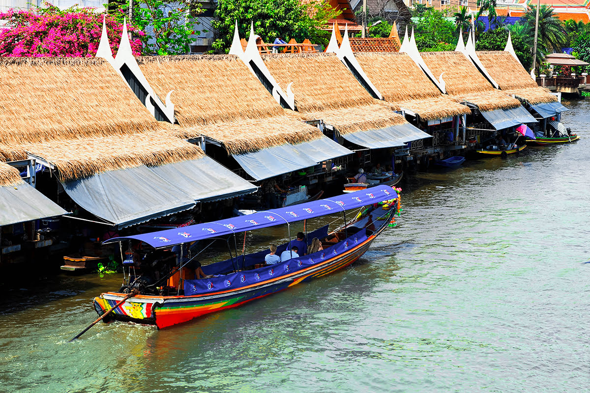 Floating markets-Bangkok-Taling Chan Floating Market