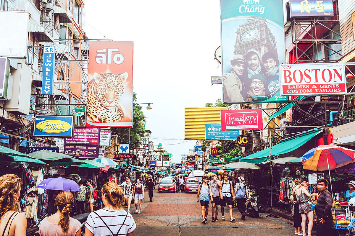 ถนนข้าวสาร-ที่เที่ยว-กรุงเทพ-ถนนข้าวสาร-กลางวัน