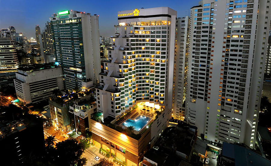 방콕의 호텔-태국-사원-램브런트 호텔 스위트 앤 타워(Rembrandt Hotel Suites and Towers)