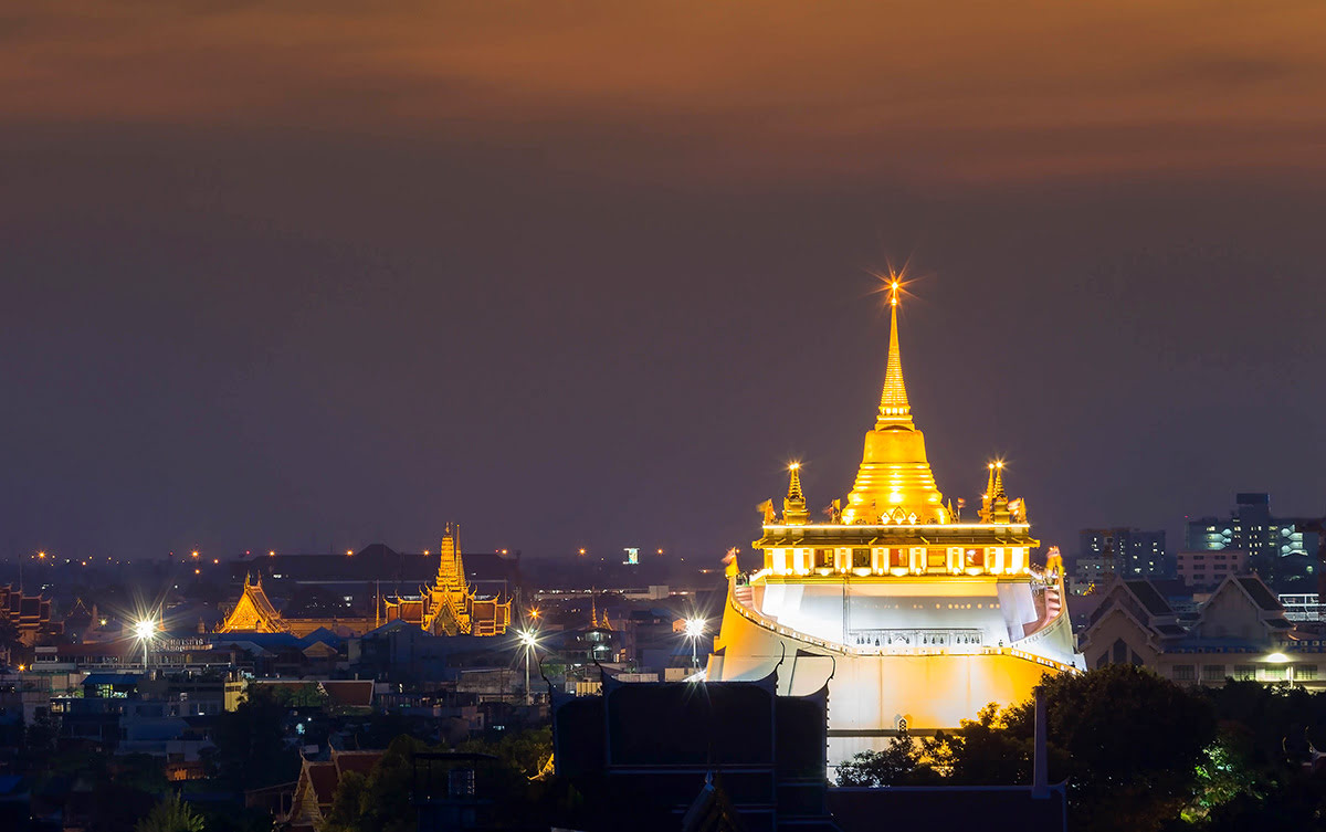Bangkok sightseeing-Thailand travel-Wat Saket-The Golden Mount
