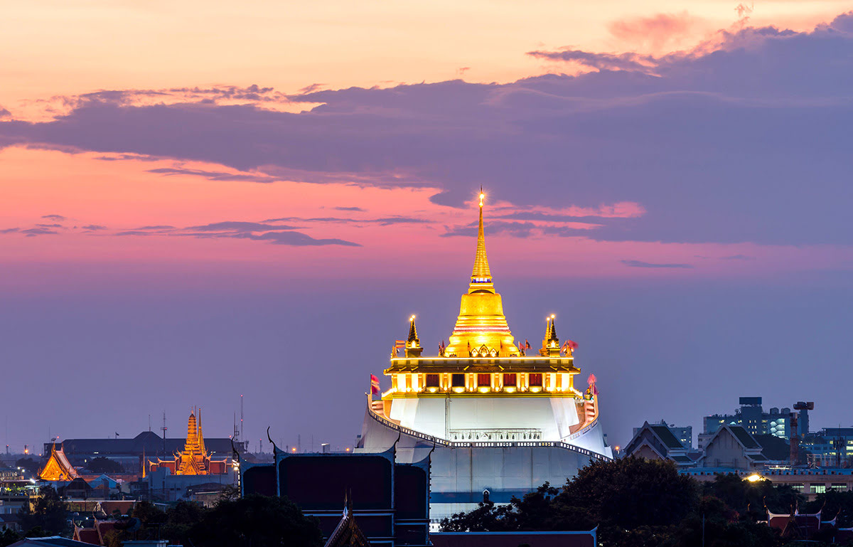 Temples in Bangkok-Thailand-Wat Saket