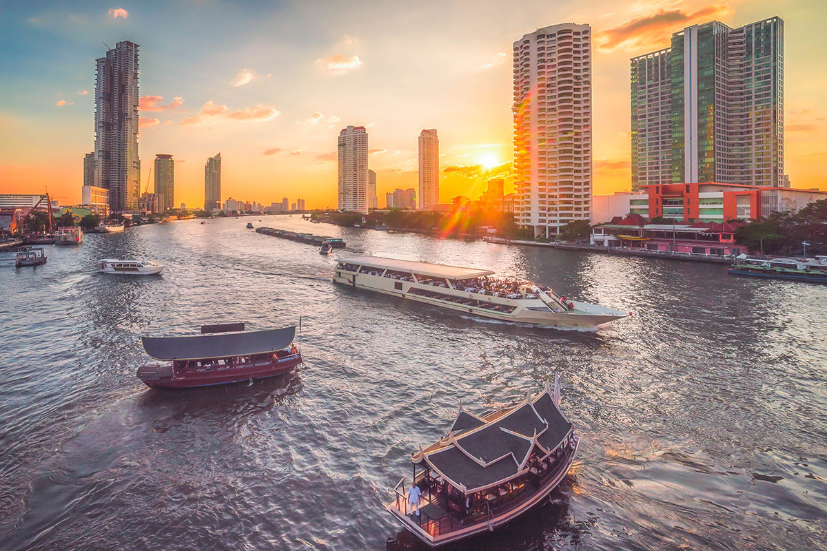 Kreuzfahrten auf dem Chao Phraya Fluss