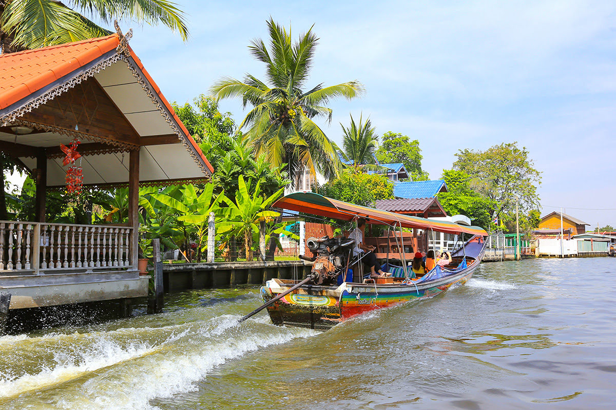 曼谷游轮-运河