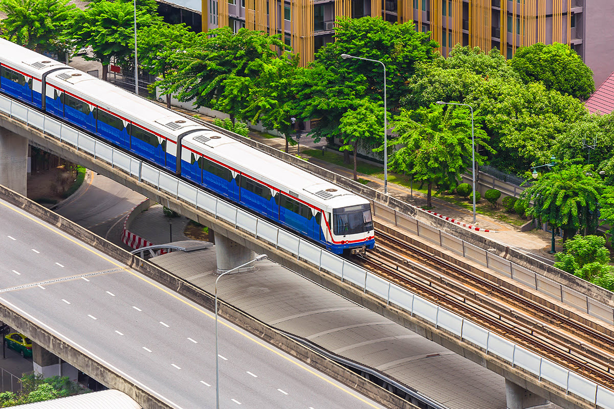 BTS Skytrain، بانكوك، تايلاند