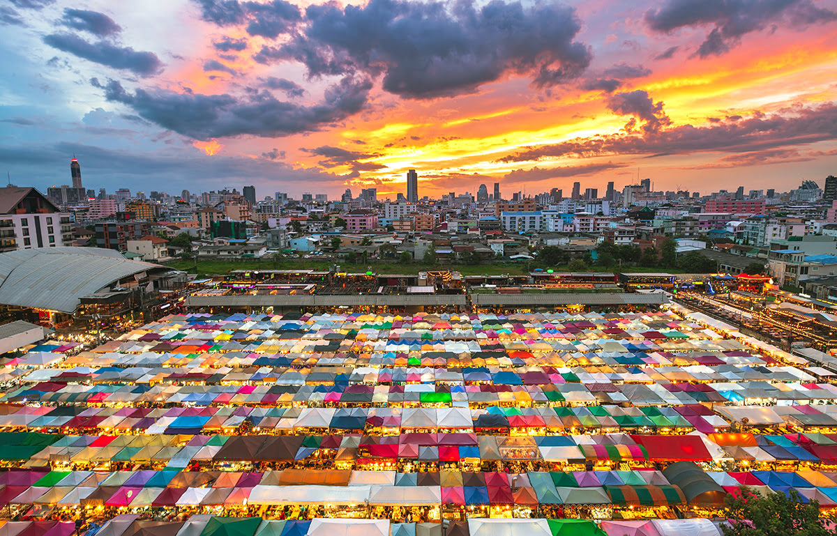 Chợ đêm Bangkok Ratchada