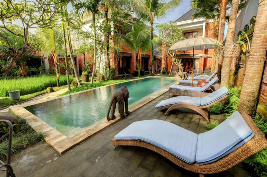 Holiday homes in Bali-Bali-Ubud Apartment tropical Garden