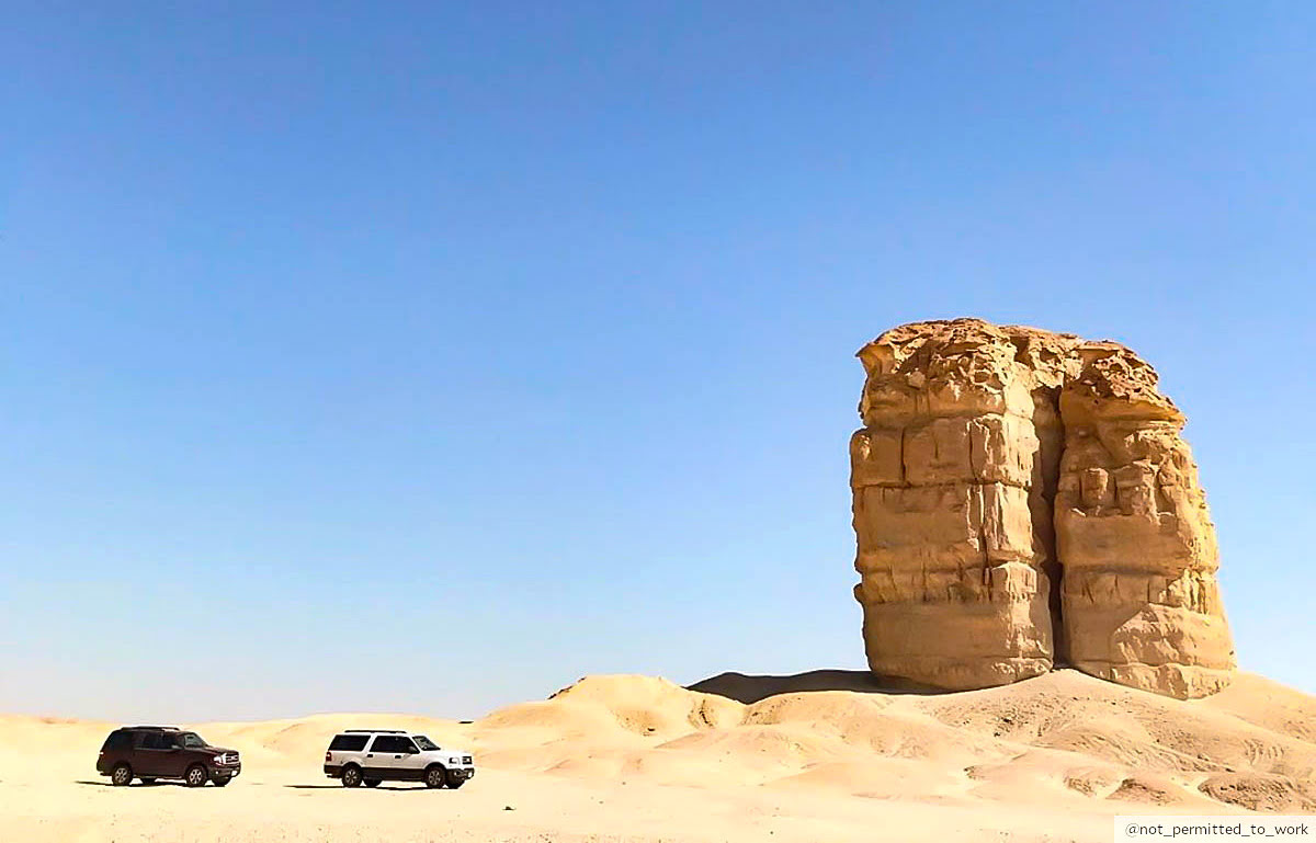 Landmark di Arab Saudi-situs bersejarah-Devil’s Thumb