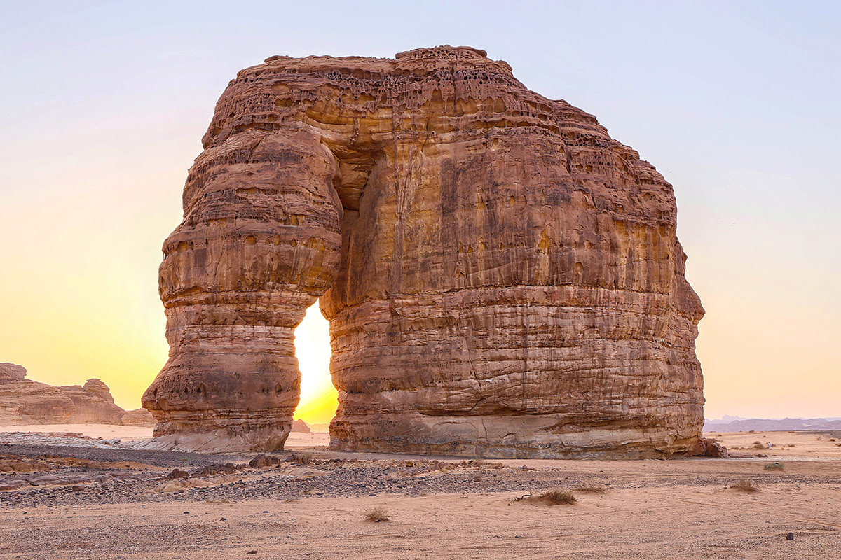 Landmarks in Saudi Arabia-historic sites-Elephant Mountain-rock