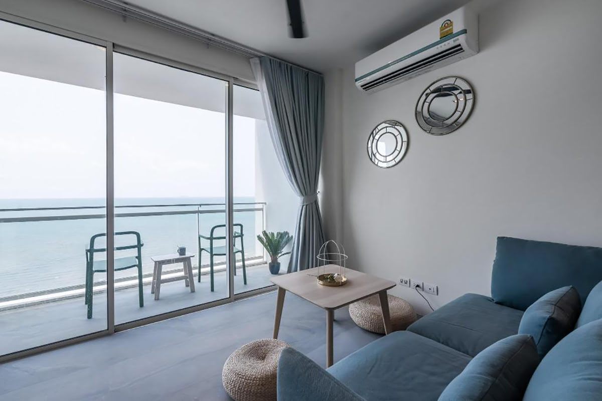 Holiday rentals in Pattaya-3BR Seaview/HighFloor/Veranda Pattaya