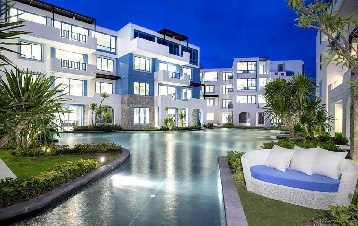 Family-friendly villas in Hua Hin-Thailand-island getaways-Beachfront Villa A@Crest Huahin-2 Bedrooms