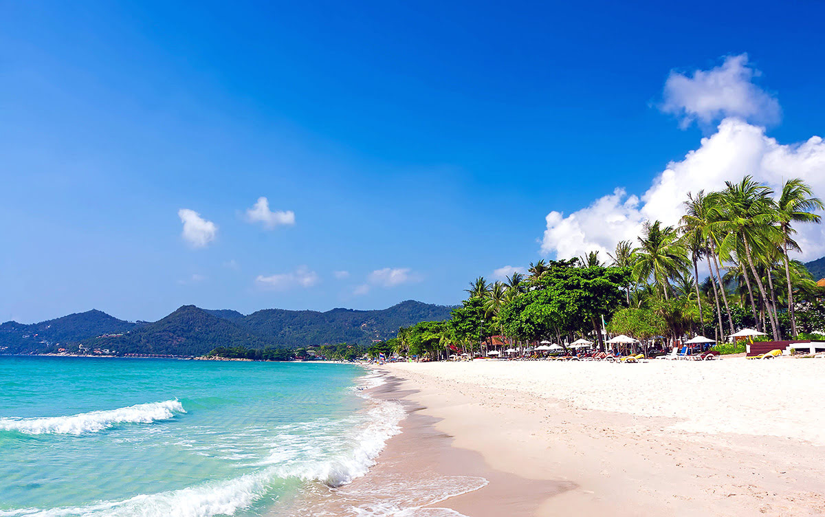 Plage de Chaweng, Koh Samui, Thaïlande