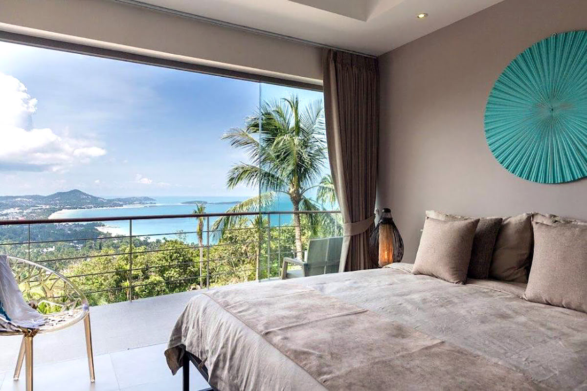 Night in Koh Samui-rental homes-homestays-Villa Nuea @ Comoon 2 BR stunning sea views