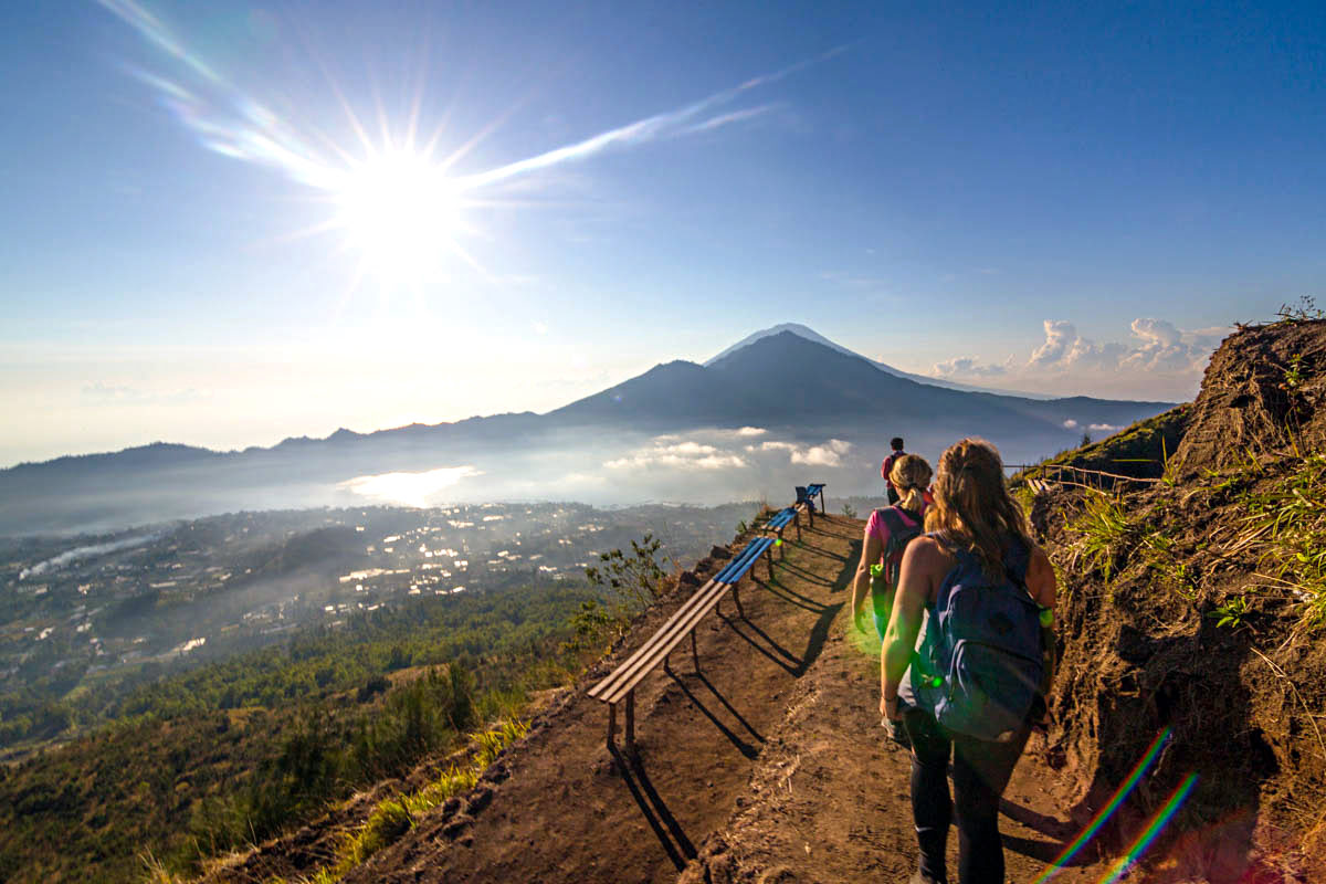 Gunung Batur di Bali, Indonesia