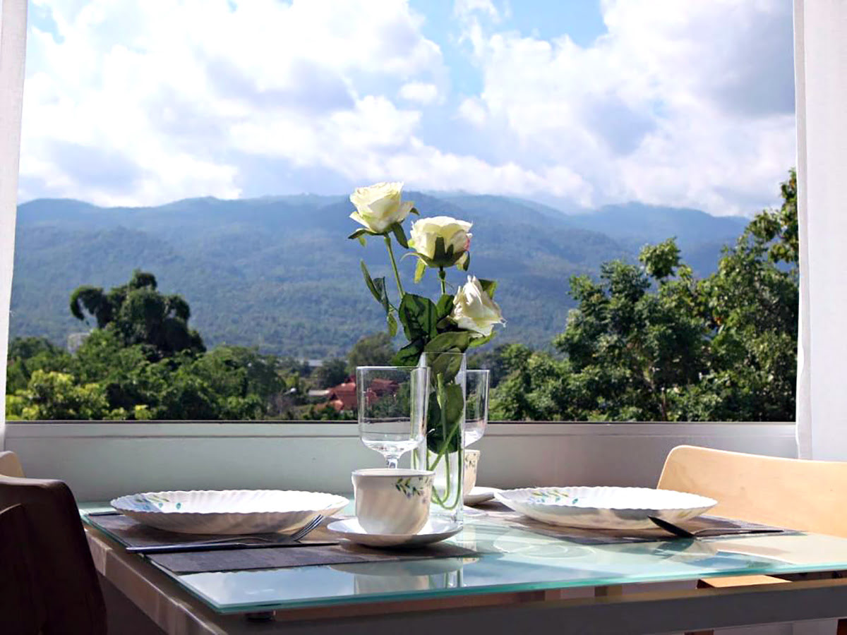 Comfy stay in Chiang Mai-Thailand-apartments for rent-Mountain View, 49 Sq.m. 1-Bedroom, Nimman