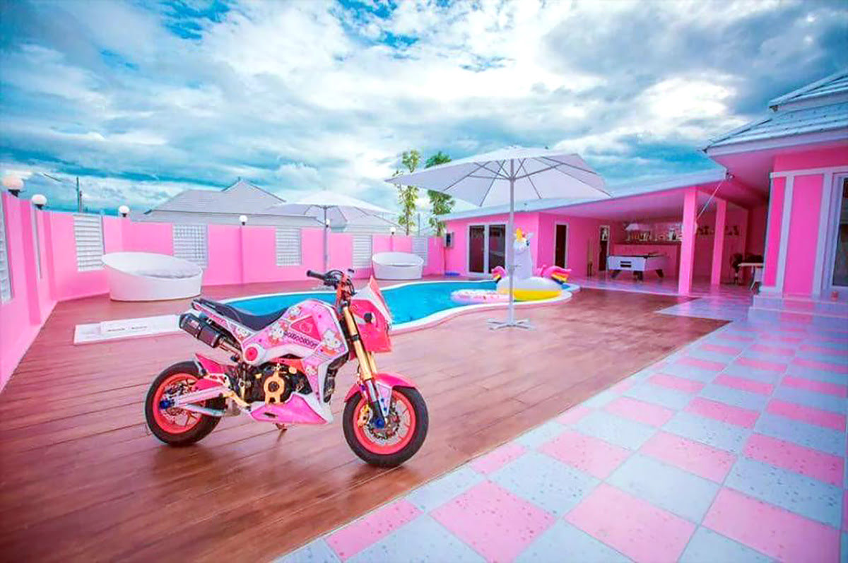 วิลลาสำหรับครอบครัวในหัวหิน-ประเทศไทย-เที่ยวทะเล-Pink Color Theme PoolVilla   BaanKlangMuang HuaHin