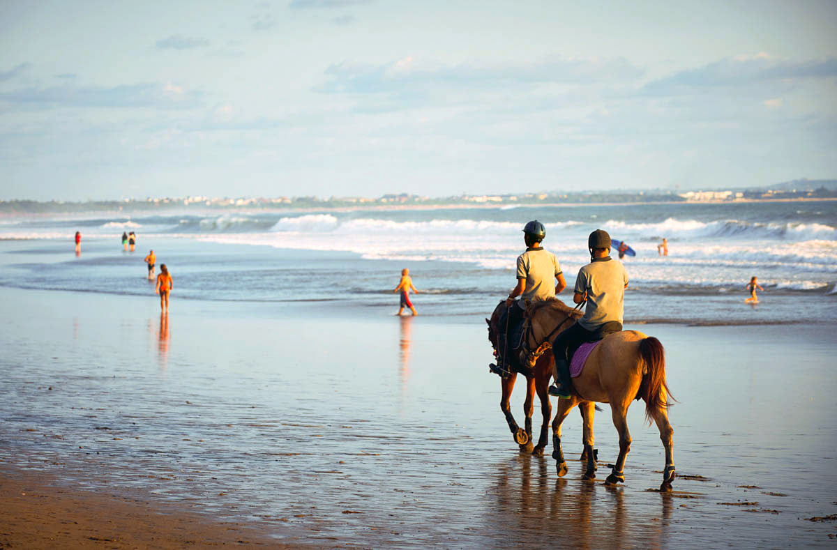Seminyak activities-Seminyak Beach-horseback riding