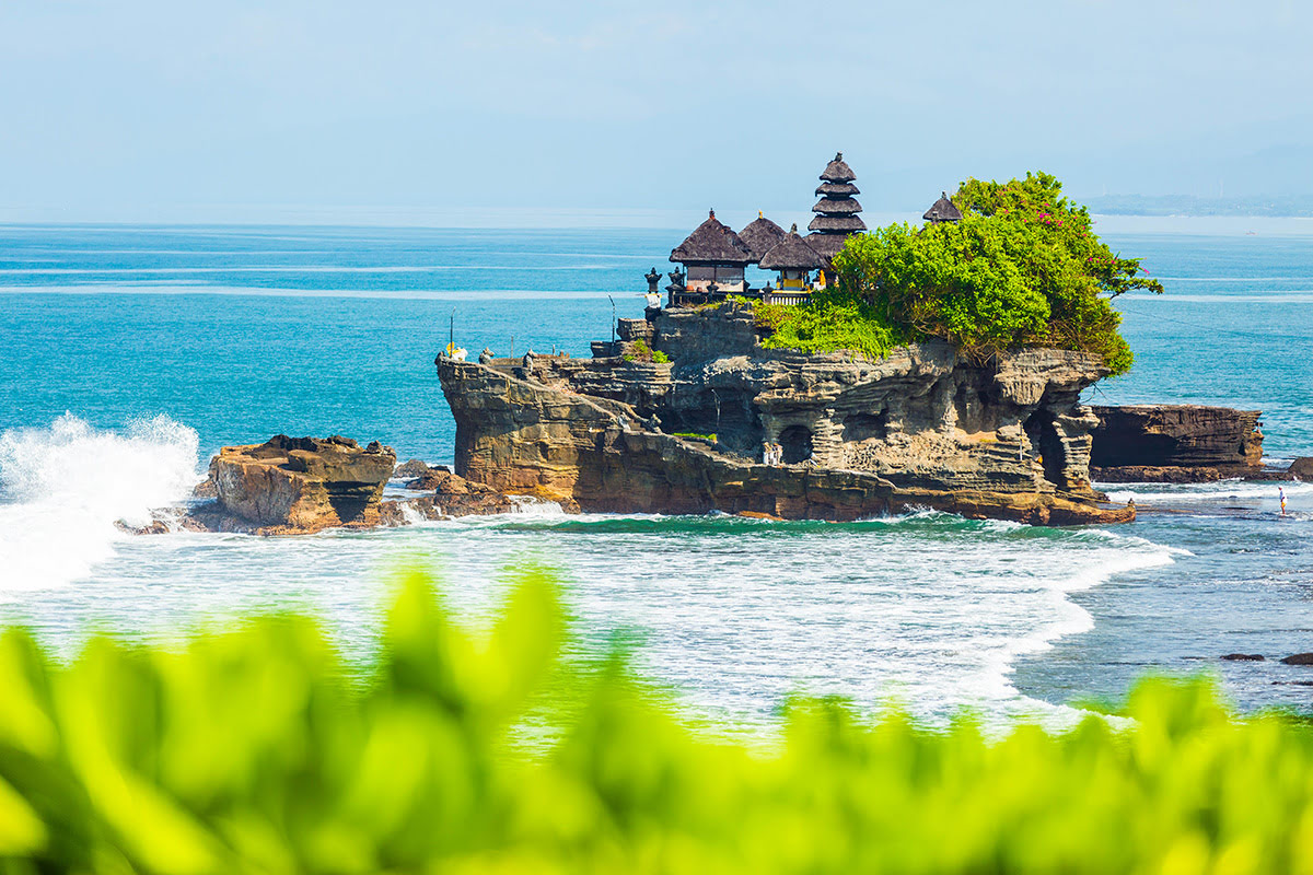海神廟，峇裡島，印度尼西亞