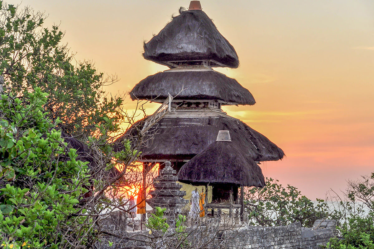 烏魯瓦圖神廟，巴厘島，印度尼西亞