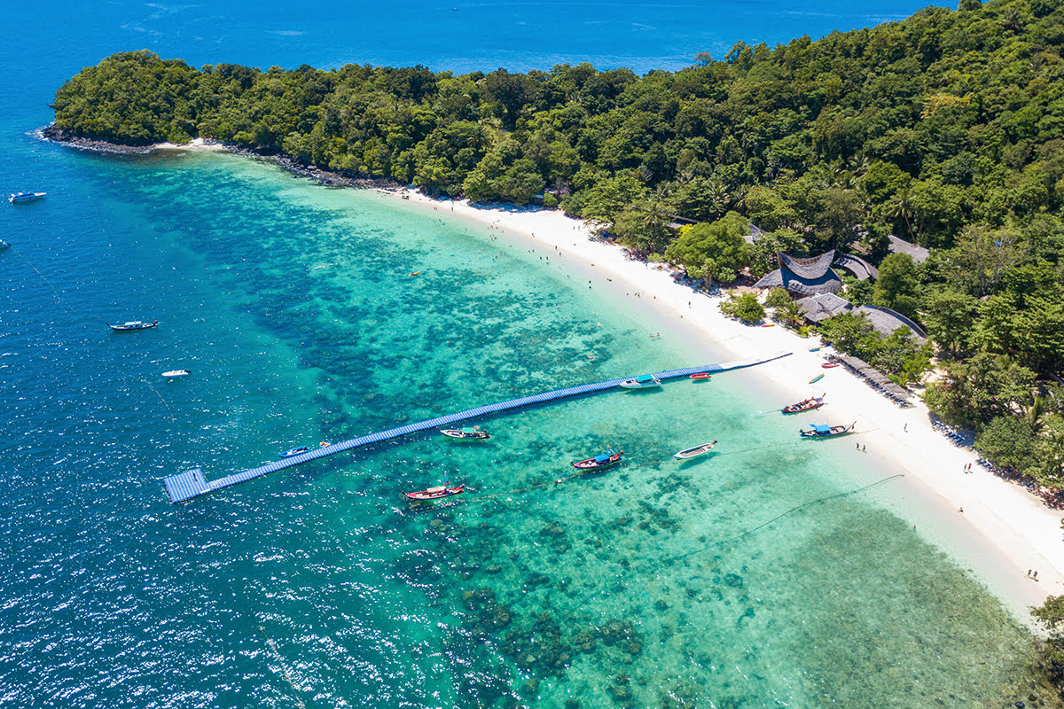 Coral island-Panoramic view of Coral Island