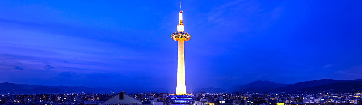 Featured photo-Kyoto Tower at night-Japan
