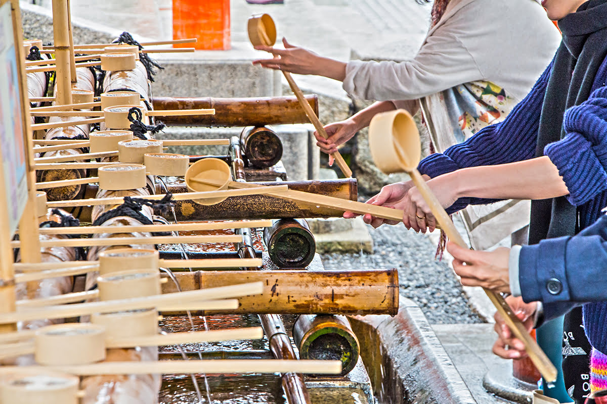 Fushimi Inari Shrine-Hand wash pavilion