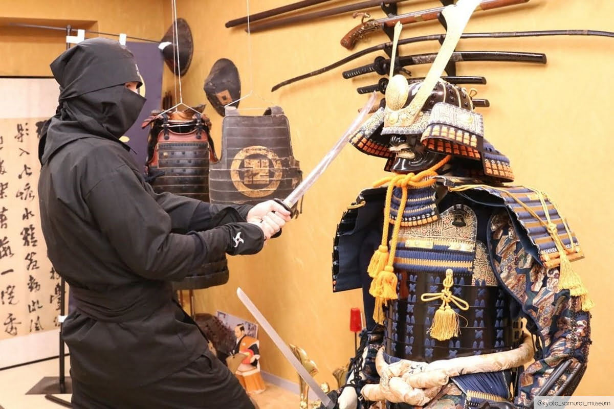 Kamo river-Samurai & Ninja Museum with Experience
