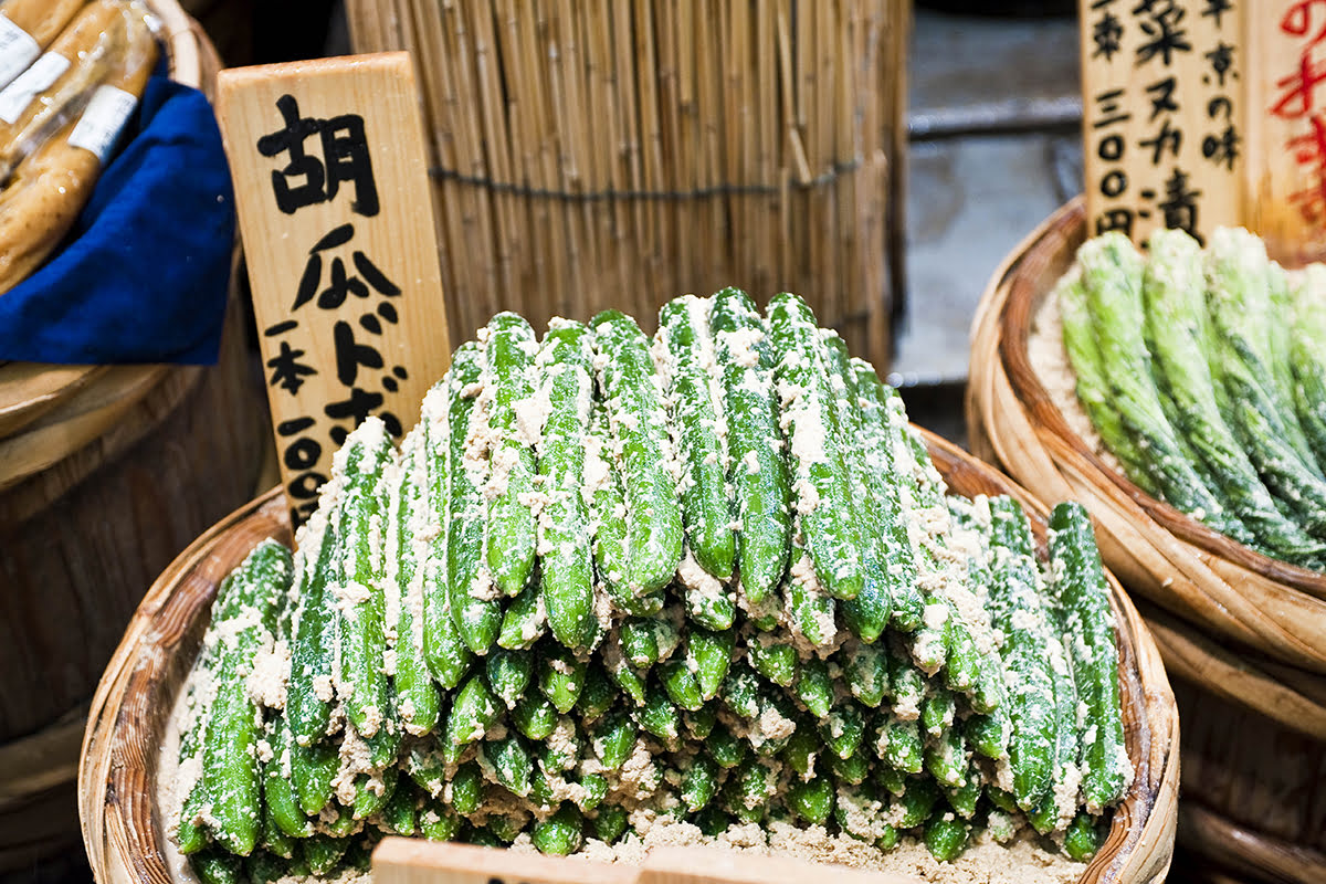 Mercato di Nishiki a Kyoto