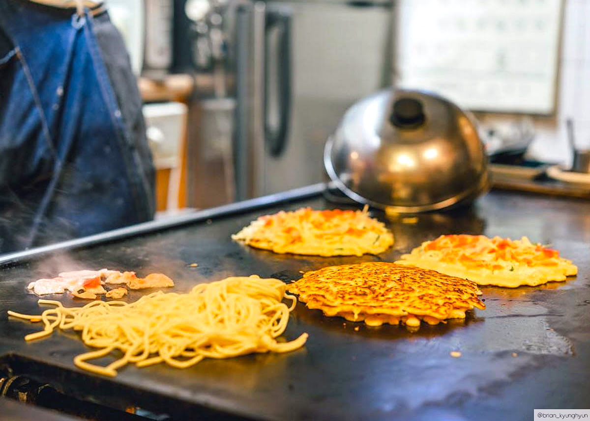 Kyoto food guide-Japan cuisine-Japan-Okonomiyaki Katsu