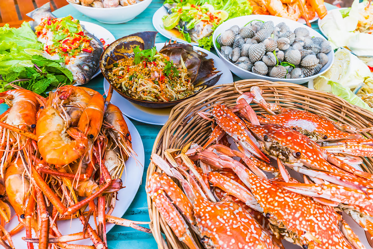Patong beach-Thai seafood