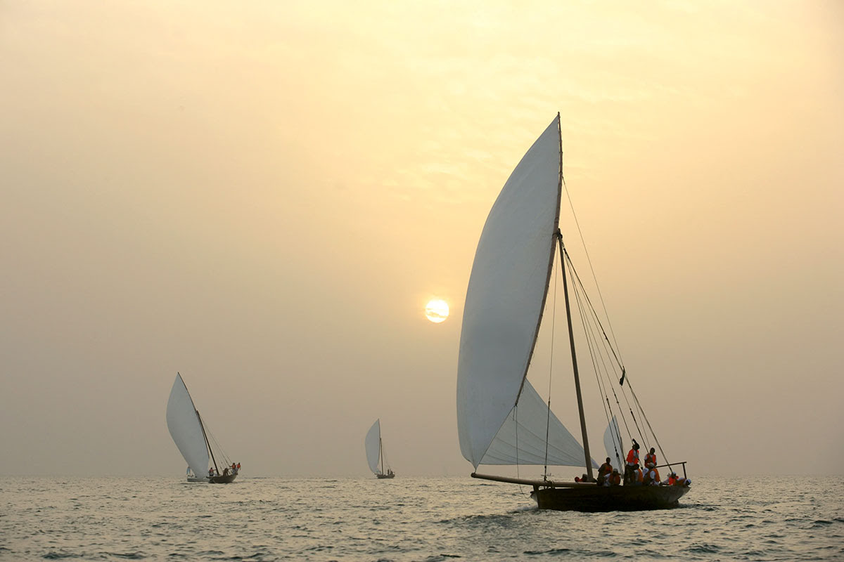 أفضل وقت لزيارة دبي-الإمارات العربية المتحدة-فعاليات-سباق القفال للقوارب الشراعية التقليدية