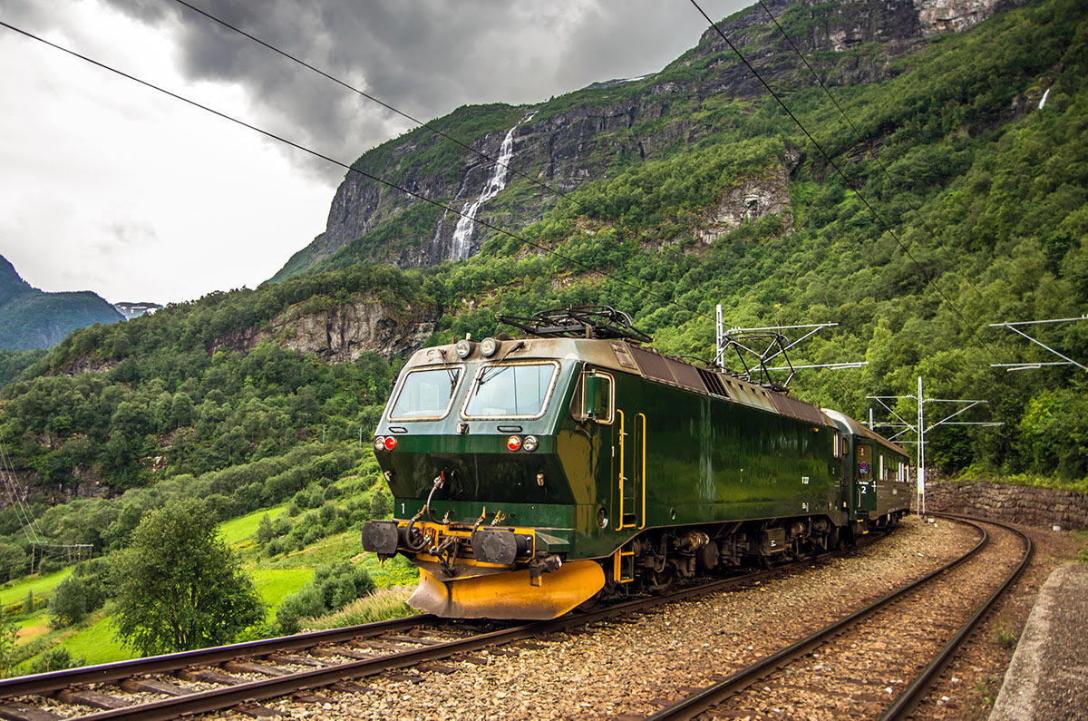 Earth Day 2020-eco-friendly vacations-train trips across Europe-Bergen and Flåm Railways-Norway