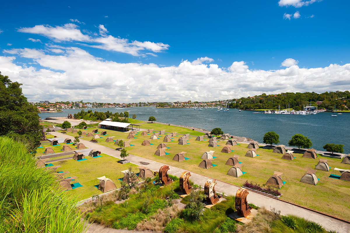 Cockatoo Island-Tents area