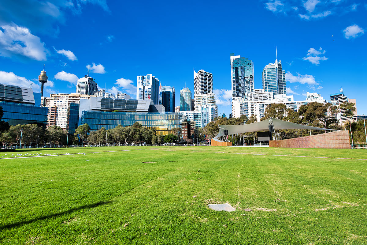 Darling Harbour-Sydney attractions-Tumbalong Park