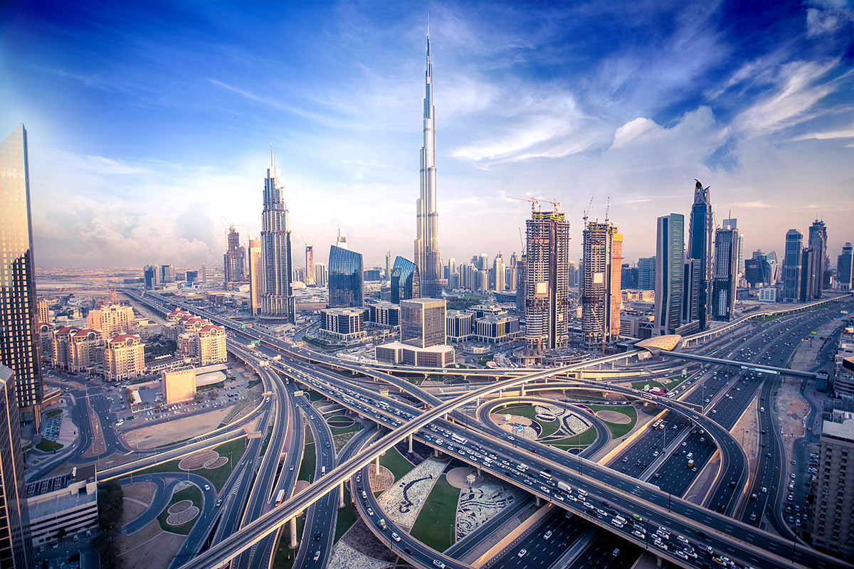 مطار دبي المتجه إلى الإمارات-برج خليفة