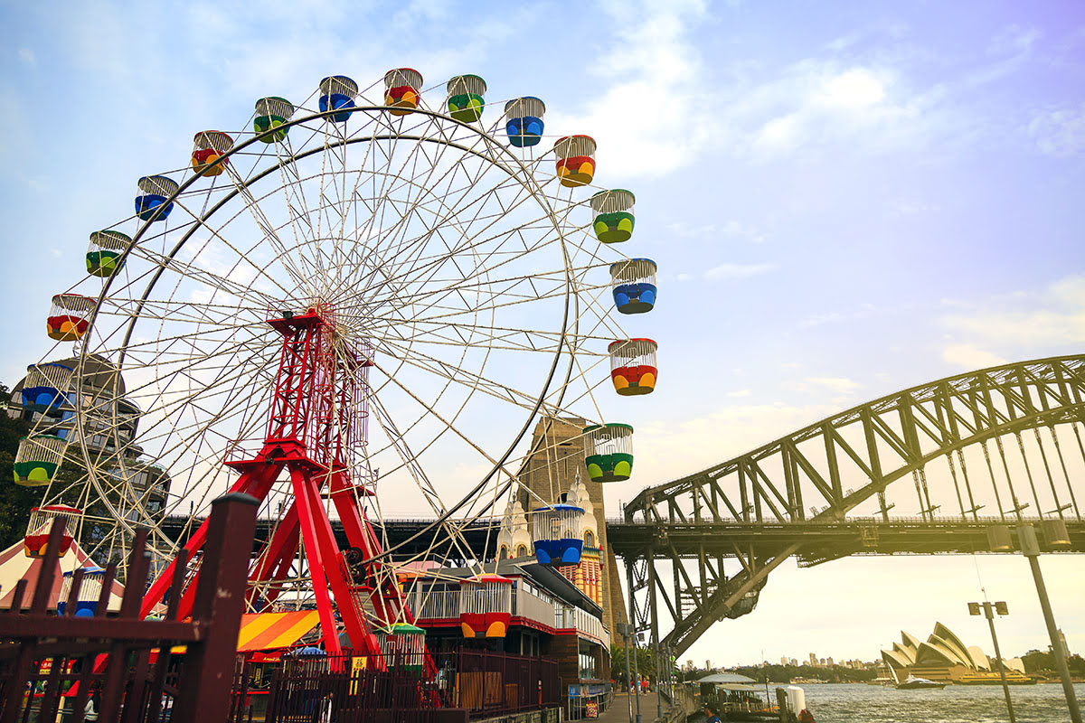 Luna Park-Sydney theme parks-Coney Island-rollercoaster